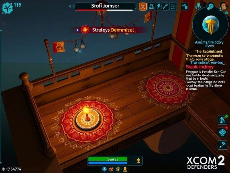 XCOM 2 Diwali Defenders strategy interface with Indian elements